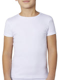 Camiseta interior niño/a de manga corta  100% Algodón
