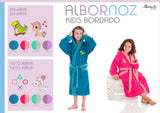 Albornoz infantil 80% rizo de algodón para niño y niña - imagen 4
