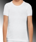 Camiseta interior niño/a de manga corta  100% Algodón