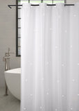 Cortina de baño 180x200cm MODELO SILVER DOTS