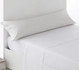 Pack de 2 o Unidad Sábana Bajera tacto Seda, ligera, suave, fresca. Cama 150, 135,105,90. Blanco, Crudo, Gris, Beige. Bajera 100% Microfibra. Primavera, Verano. Dormitorio Elegante, Alegre, Colorido,Luz