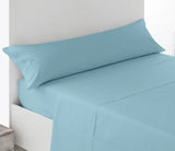 Unidad Juego de Sábanas Lisas tacto Seda, ligera, suave, fresca. Cama 150, 135,105,90. Blanco, Crudo, Gris, Beige, Lila, Turquesa. Juego de sábanas 100% Microfibra. Primavera, Verano. Dormitorio Elegante, Alegre, Colorido,Luz