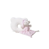 Set de Cojín + Dou Dou para Bebé. Modelo Oso Rosa. (+0m)