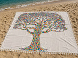 Mandala Multiusos 210x240cm para Playa, Cama o Sofá. Varios Modelos,