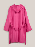 Albornoz Adulto 100% Microfibra Rosa - imagen 2