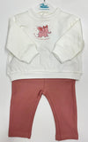 Conjunto niña elefante rosa