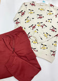 Conjunto niño helicoptero