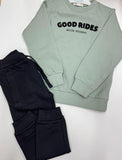 Conjunto niño verde good ride