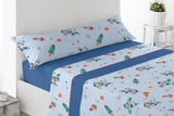 Juego de sábanas infantiles de verano para 90 y 105 (variedad de colores)