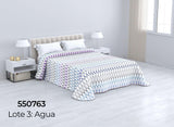 COLCHA ATENEA AZUL