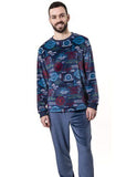 Pijama caballero estampado bici