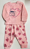 Pijama niña gato rosa
