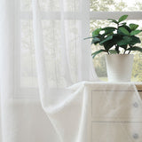 Visillo de Ventana para la Cocina 100x150cm MODELO LÍNEA BLANCA (impronta) - imagen 2